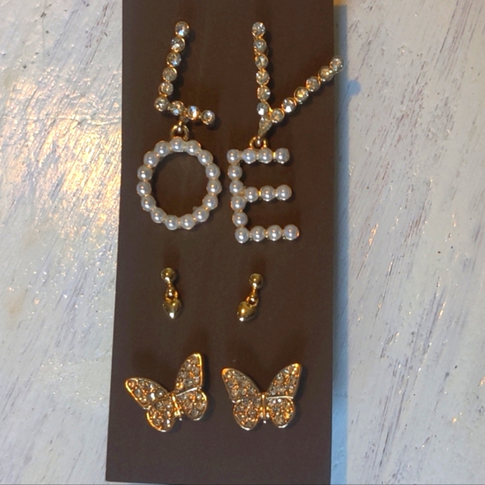 ⭐3 For $21⭐Elegant Fashion Earrings Set